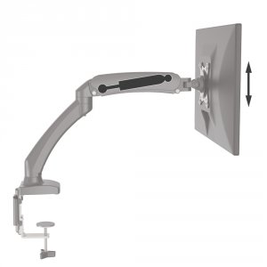 Barkan M121P Gas Spring Monitor Desk Mount