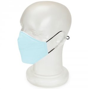 Generic GRPWFMC100LBWS 2pack Reusable Cloth Facemask-light Blue