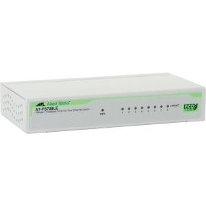 Allied AT-FS708LE/POE-10 8 X 10100tx 4poe Unmanaged Sw