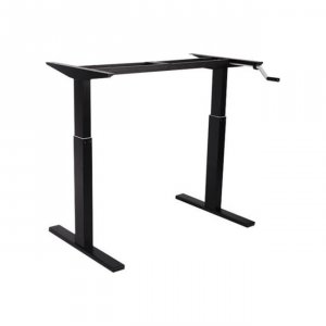 Loctek H2B Height Adjustable Desk Frame, Black