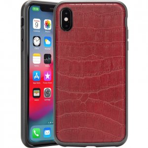 Rocstor CS0092-XR Croc-effect Collection For Iphone Xsm, 2-in-1 Full P