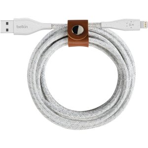 Belkin F8J236BT06-WHT Duratek Plus Lightning To Usb-a Cable