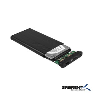 Sabrent EC-25HSU Ec-25hsu Aluminum 2.5 Black