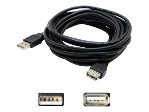 Addon USBEXTAA6INB-5PK 5 Pack Of 15.24cm (6.00in) Usb 2.0 (a) Male To 