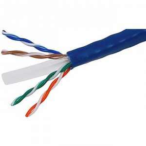 4xem 4XCAT6STRANDB 1000ft Cat6 Bulk Cable Blue