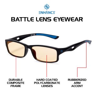 Generic ENPCBG6100BLWS Enhance Battle Lens Blue Light Blocking Glasses