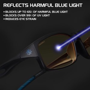 Generic ENPCBG6100BLWS Enhance Battle Lens Blue Light Blocking Glasses