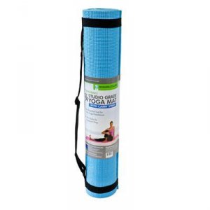 Trimax WTE10677LB 14 Yoga Mat W Crry Strp Teal