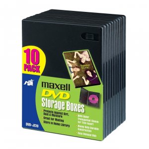 Hitach 190801 10pk Dvd-jc10 Blk Full Size