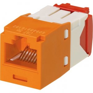 Panduit CJ5E88TGOR-24 24pk Cat5e Orange Rj45 8pos