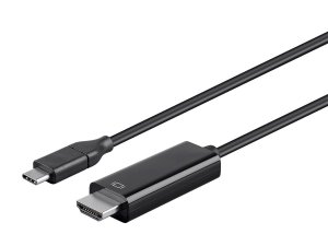 Monoprice 24442 Usb Type C To Hdmi 3.1 Cable - 5gbps_ 4k@30hz_ Black_ 