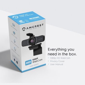 Amcrest AWC201-B 1080p Usb Webcam