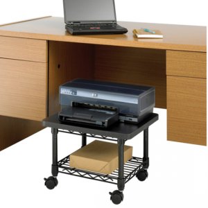 Safco SAF 5206BL Safco Under Desk Printerfax Stand - 300 Lb Load Capac