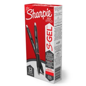 Dymo 2096136 Sharpie Gel 1.0mm 12ct Box Red