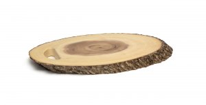 Clipper 1029 Acacia Bark Oval Server