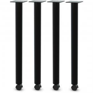 Lorell LLR 60607 Relevance Tabletop Post Legs - 1 X 227.8 , 2 Caster -