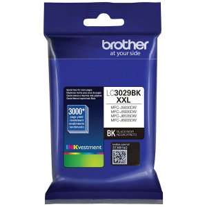 Original Brother LC3029BK Inkvestment Super High Yield Black Ink Cartr