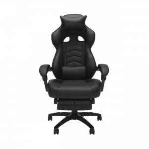 Ofm RSP-110-BLK Respawn Recline Gaming Chrfootrest Blk