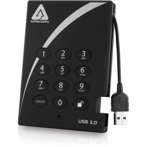 Apricorn A25-3PL256-S2000 2tb Ssd, Aegis Padlock Usb 3.0, 256b