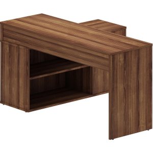 Lorell LLR 18315 L-shape Workstation With Cabinet - L-shaped Top - 29.