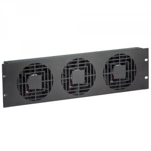 Chief NAF33HBA Fan Panel 3u 3 Fans 300 Cfm Bl