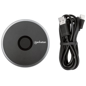 Manhattan 102186 Fast-wireless Charging Pad - 10 W