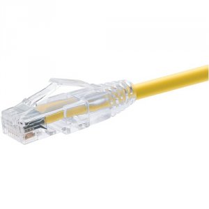 Unc 10136 Unirise 15 Foot Cat6 Snagless Clearfit Patch Cable Yellow - 