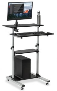 Mount-it! MI-7942 Adjustable Mobile Stand Up Desk