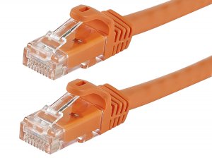 Monoprice 11280 Flexboot Cat6 24awg  Cable_ 20ft Orange