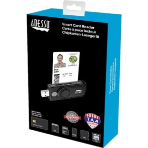 Adesso SCR-200 Accessory Scr-200 Taa Smart Carder Reader With Sd Slot 