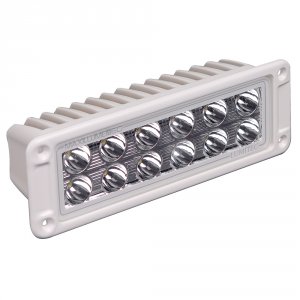 Lumitec 101336 Maxillumeh60 - Flush Mount Flood Light - White Housing 