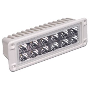 Lumitec 101336 Maxillumeh60 - Flush Mount Flood Light - White Housing 