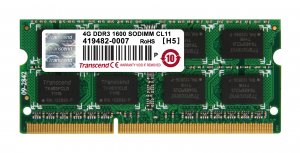 Transcend JM1600KSN-4G 4gb Jm Ddr3 1600mhz Sodimm