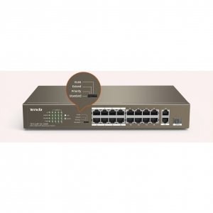 Tenda TEF1118P-16-150W Tenda Swt Tef1118p-16-150w 16fe+2ge 1sfp Rackmo