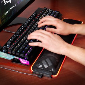 Generic ENPCPEF100BKWS Led Gaming Keyboard Wrist Rest Pad