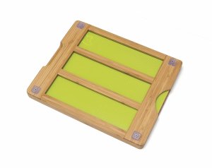 Clipper 8869 Bamboo Cutting Board W 6 Mats