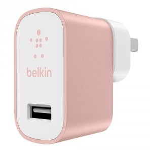 Belkin F8M731DQC00 Single Micro Wall Charger,unvrsal,5v,2.4a,rose Gld