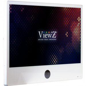 Viewz VZ-PVM-Z3W3N 27in. White Hd Public View Monitor  Embedded2.1 Meg