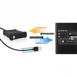 Icy MB902SPR-B Rd Mb902spr-b Tougharmor Raid 2x2.5 Sata Hdd Ssd Remova