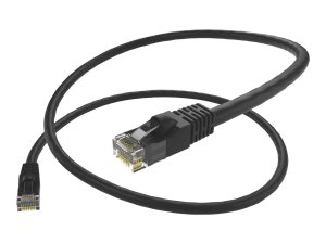 Unc PC6-01F-BLK-S Unirise 1ft Cat6 Snagless Unshielded (utp) Ethernet 