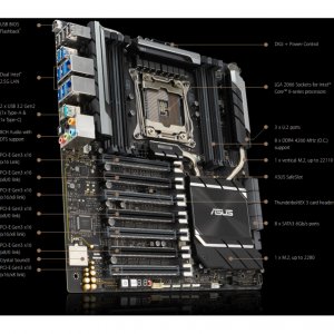 Asus PRO WS X299 SAGE II Mb Pro Ws X299 Sage Ii Core X-series S2066 X2