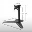 Loctek DF1 Flexispot Freestanding Monitor Stand For 10-30 Inch Display