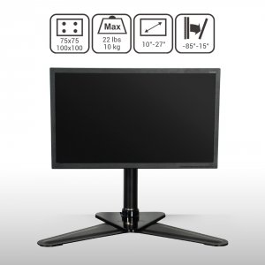 Loctek DF1 Flexispot Freestanding Monitor Stand For 10-30 Inch Display