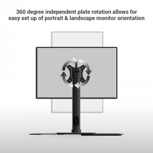 Loctek DF1 Flexispot Freestanding Monitor Stand For 10-30 Inch Display