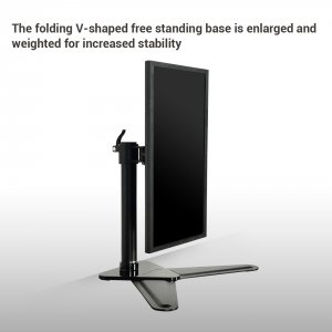 Loctek DF1 Flexispot Freestanding Monitor Stand For 10-30 Inch Display