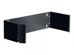 Black JPM080-R4 Wallmount Patch Panel Bracket -4u (7.0in