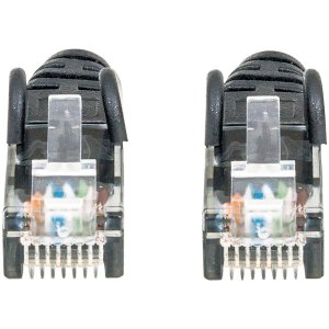 Intellinet 342049 3 Ft Black Cat6 Snagless Patch Cable