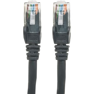 Intellinet 342049 3 Ft Black Cat6 Snagless Patch Cable