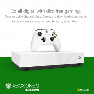 Microsoft NJP-00050 Xbox One S 1tb Digital Edition