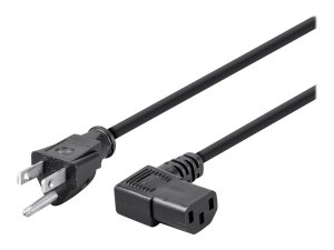 Monoprice 7676 Right Angle Power Cord Cable 6ft